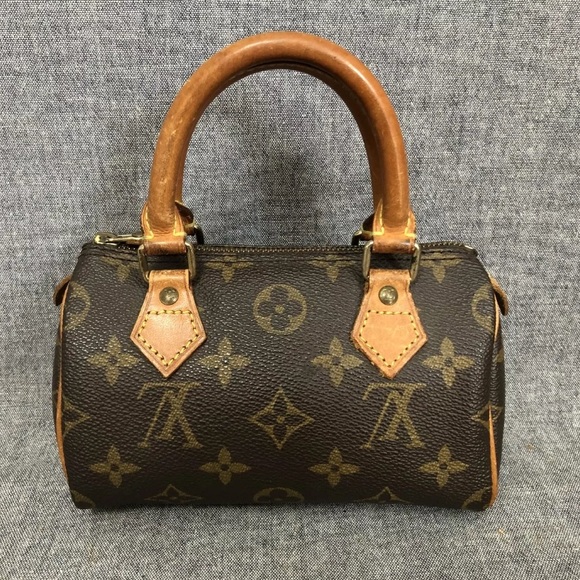 Louis Vuitton Hand Bag Mini speedy Brown Monogram - Picture 2 of 8